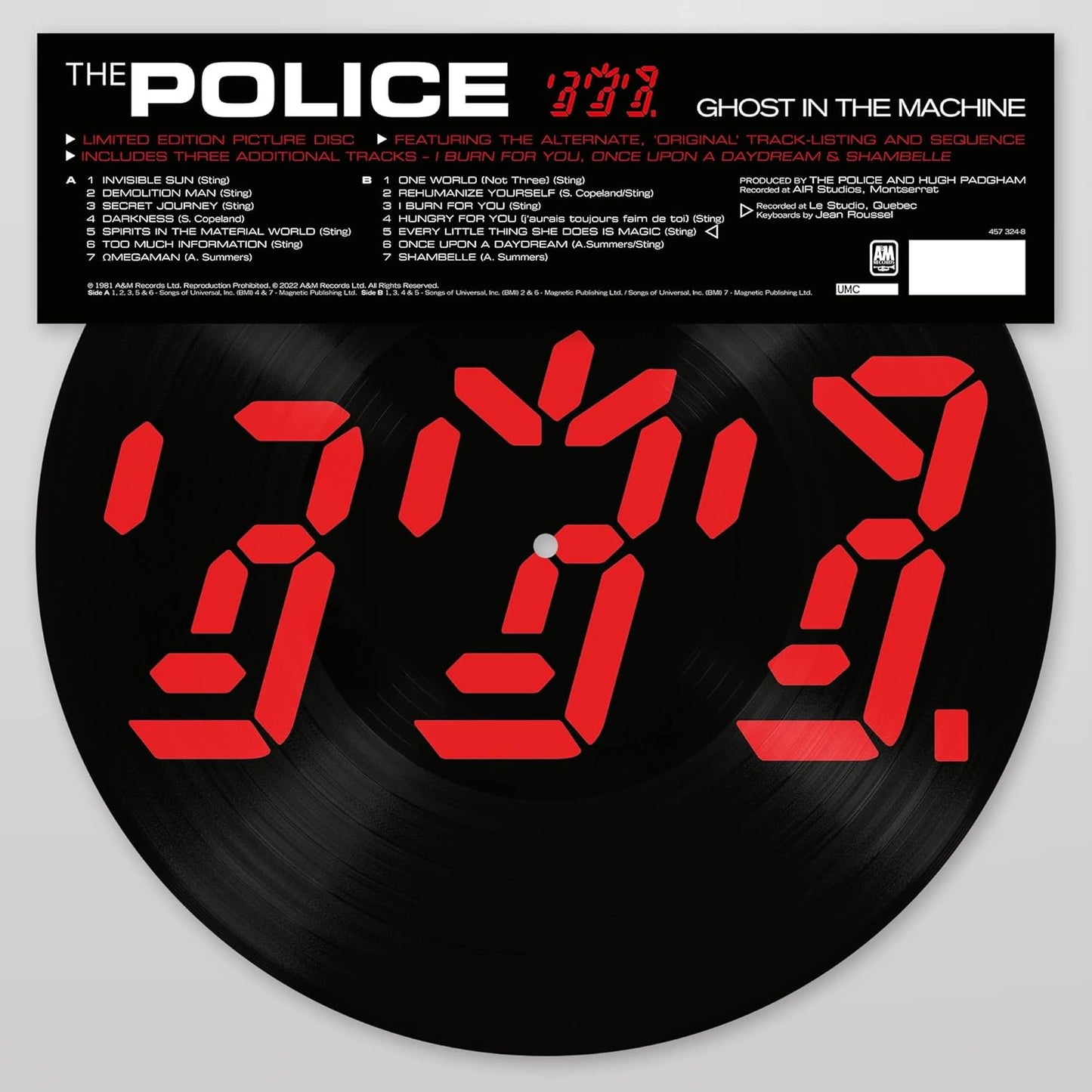 The Police Ghost In The Machine Vinyl