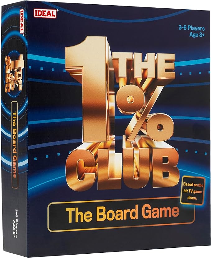 IDEAL | The 1% Club: The Board Game | Family Games | 3-6 Players | Ages 8+