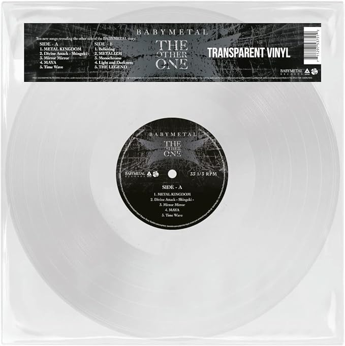 BABYMETAL THE OTHER ONE (Transparent LP) VINYL