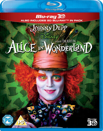 Alice in Wonderland (Blu-ray 3D) [2017] [Region Free]