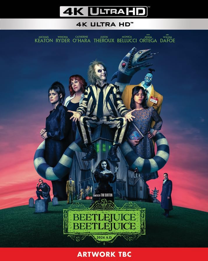 Beetlejuice Beetlejuice [4K Ultra HD] [2024] [Blu-ray] [Region Free] Pre Order