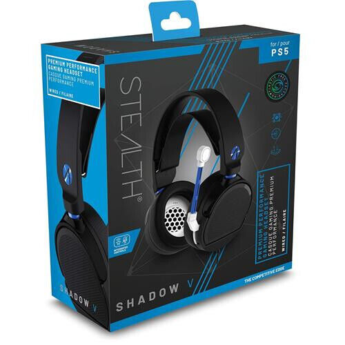 Official Stealth PS5 PS4 Gaming Headset Shadow V Wired NEW