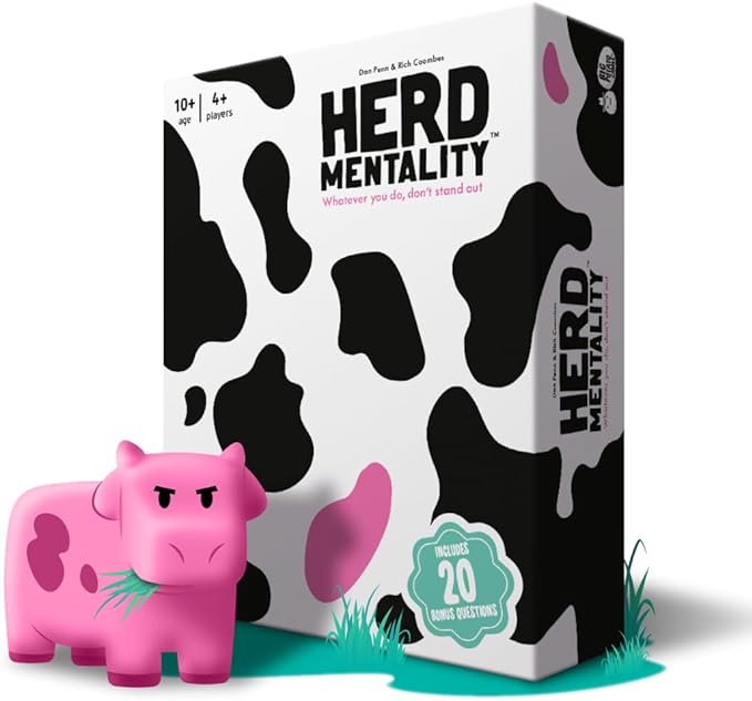 Herd Mentality Board Game: The Udderly Addictive Family Game | Best Board Game For 4-20 Players.