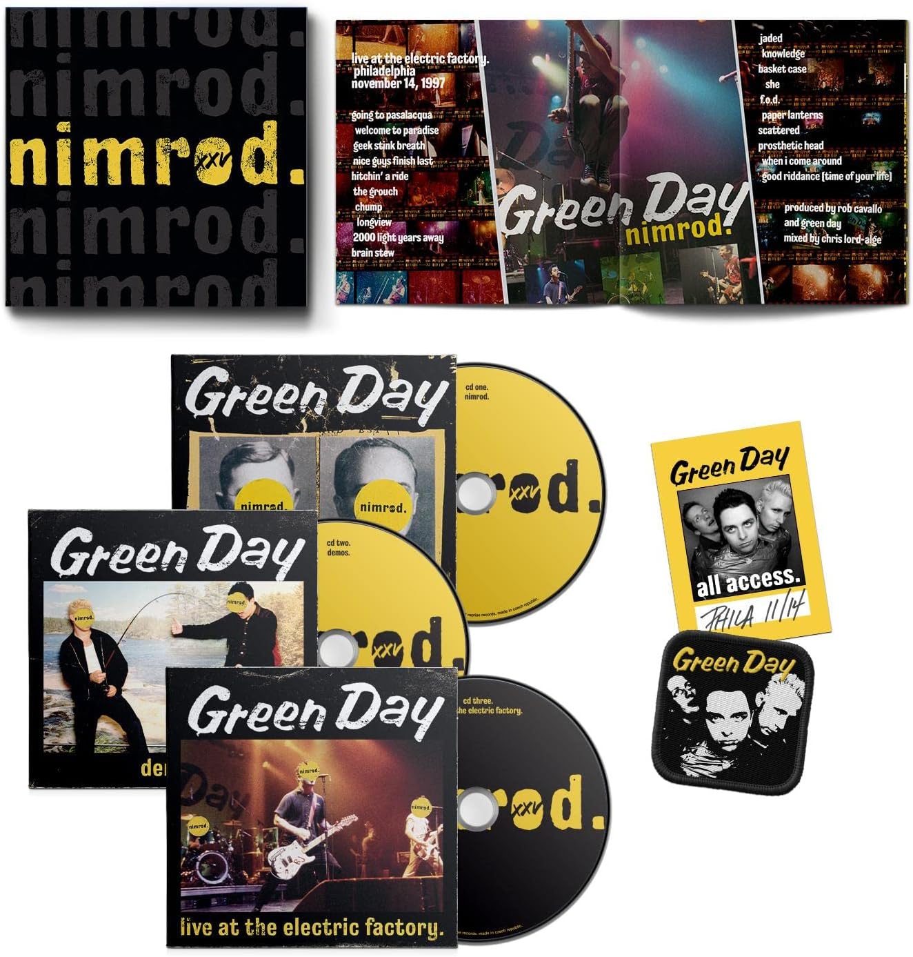 Green Day Nimrod (25th Anniversary Edition) 5th Anniversary Edition Box Set