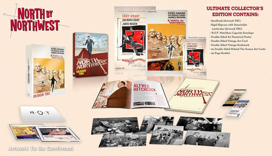 North by Northwest Ultimate Collector's Edition with Steelbook [4K Ultra HD] [1959] [Blu-ray] [Region Free]