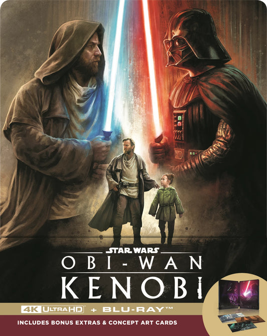 Star Wars Obi-Wan Kenobi Steelbook 4K Ultra HD [Blu-ray] [Region Free]