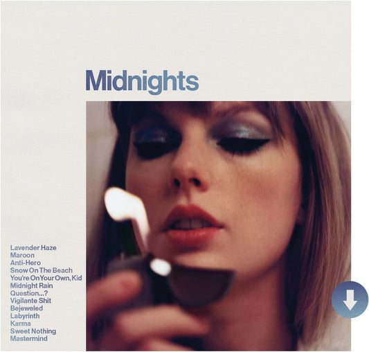 Taylor Swift Midnights Moonstone Blue Edition Color vinyl