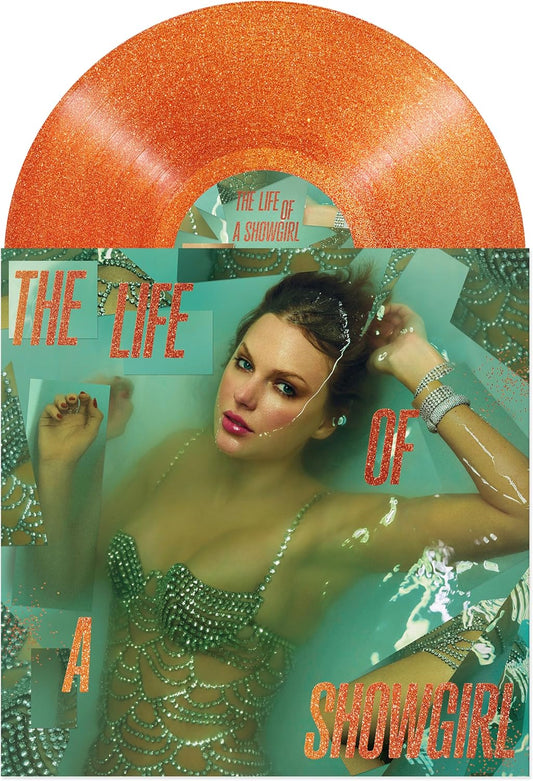 The Life Of A Showgirl: Sweat And Vanilla Perfume Portofino Orange Glitter Vinyl Colour vinyl