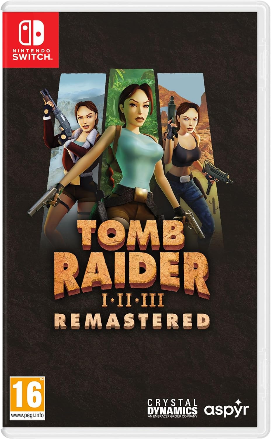 Tomb Raider 1-3 Remastered Starring Lara Croft - Switch